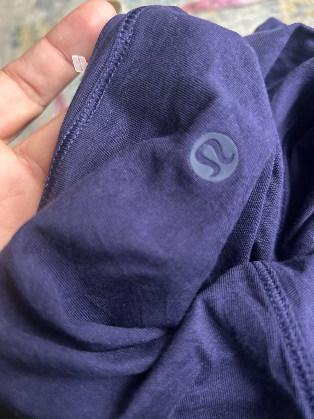 Lululemon Long Sleeve Wrap Tunic Size 8 Navy Blue 7