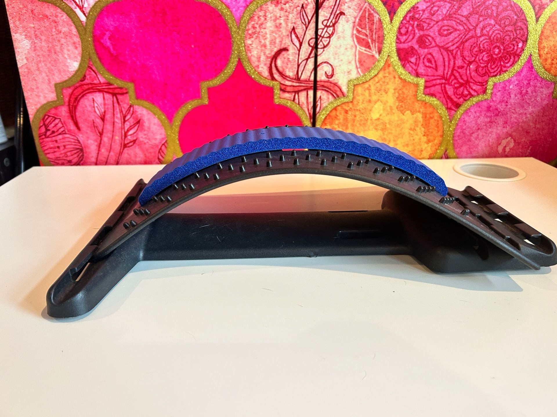 Brookstone Multi-Level Back Stretcher Lumbar Support Device 1