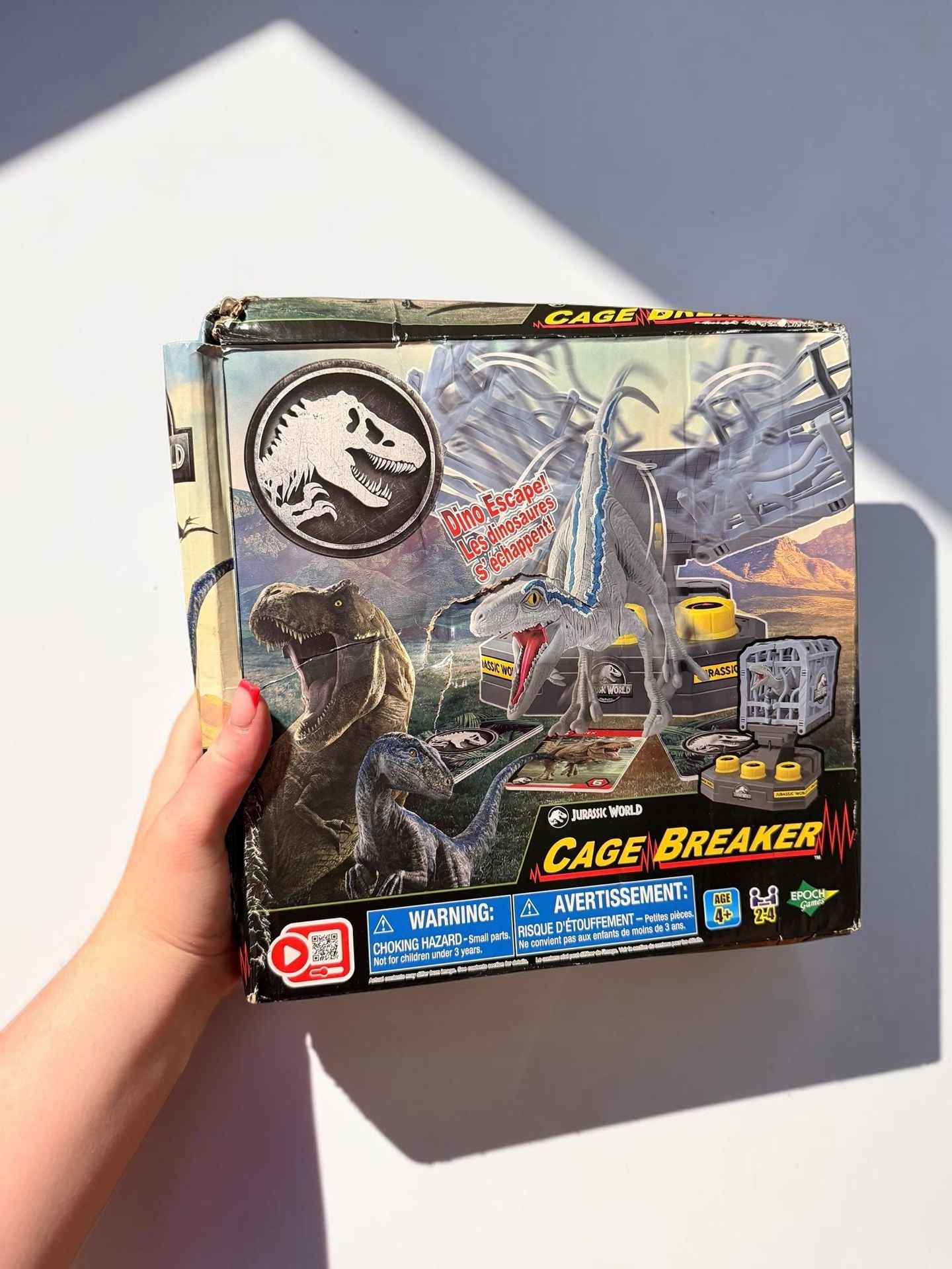 Jurassic World Cage Breaker Tabletop Action Game 1
