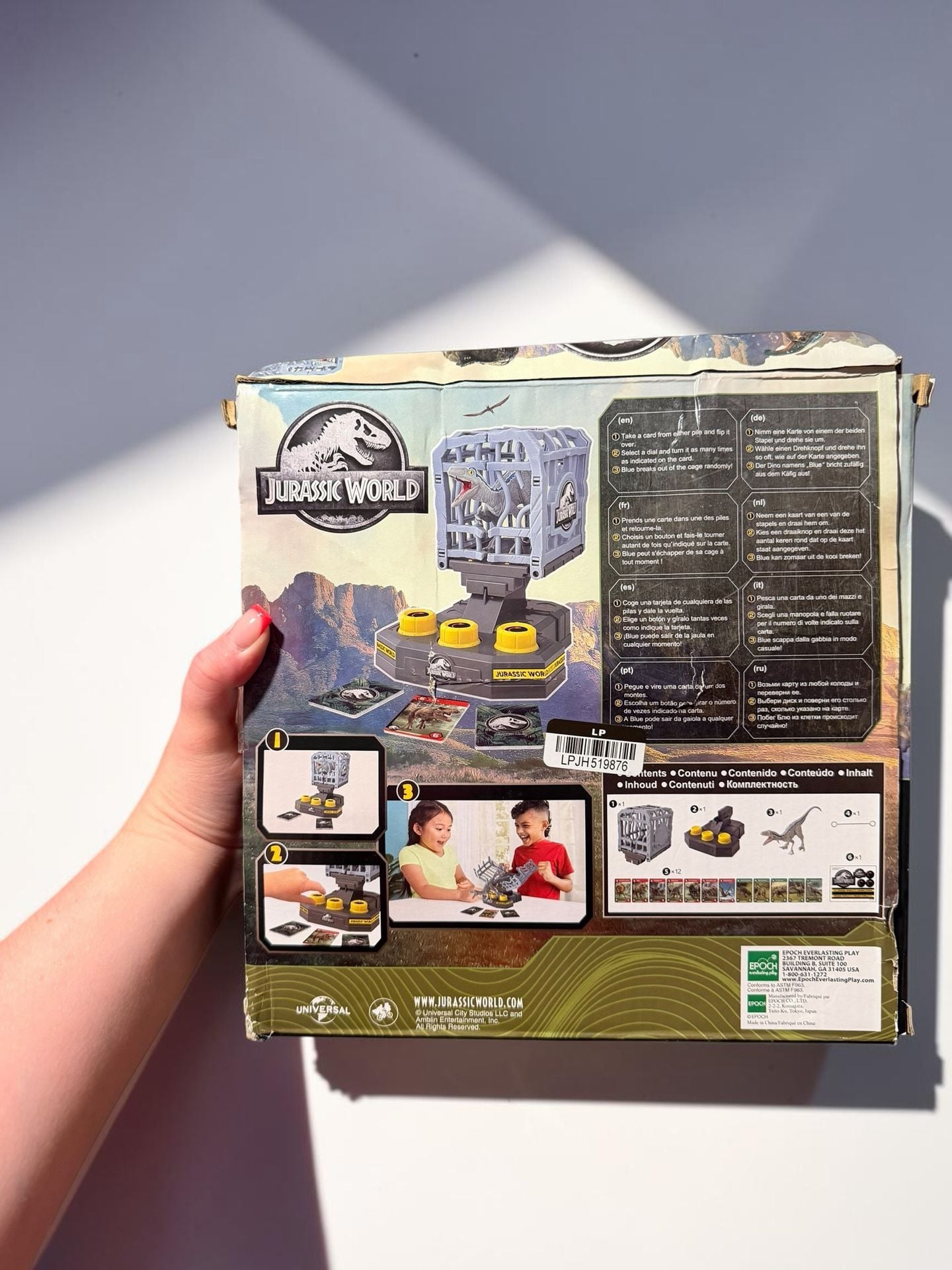 Jurassic World Cage Breaker Tabletop Action Game 2