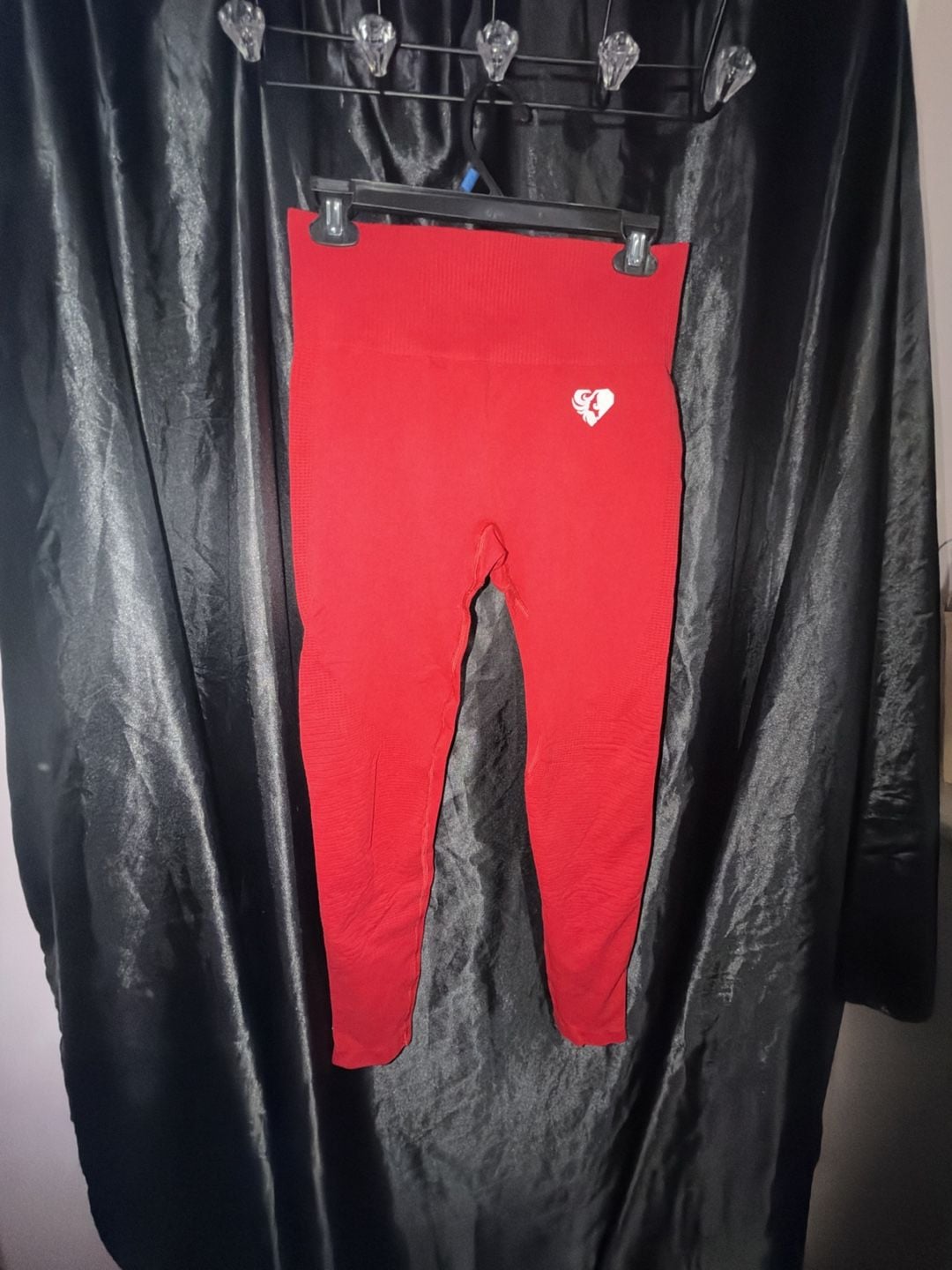 Womens Best Power Seamless Leggings Red 2