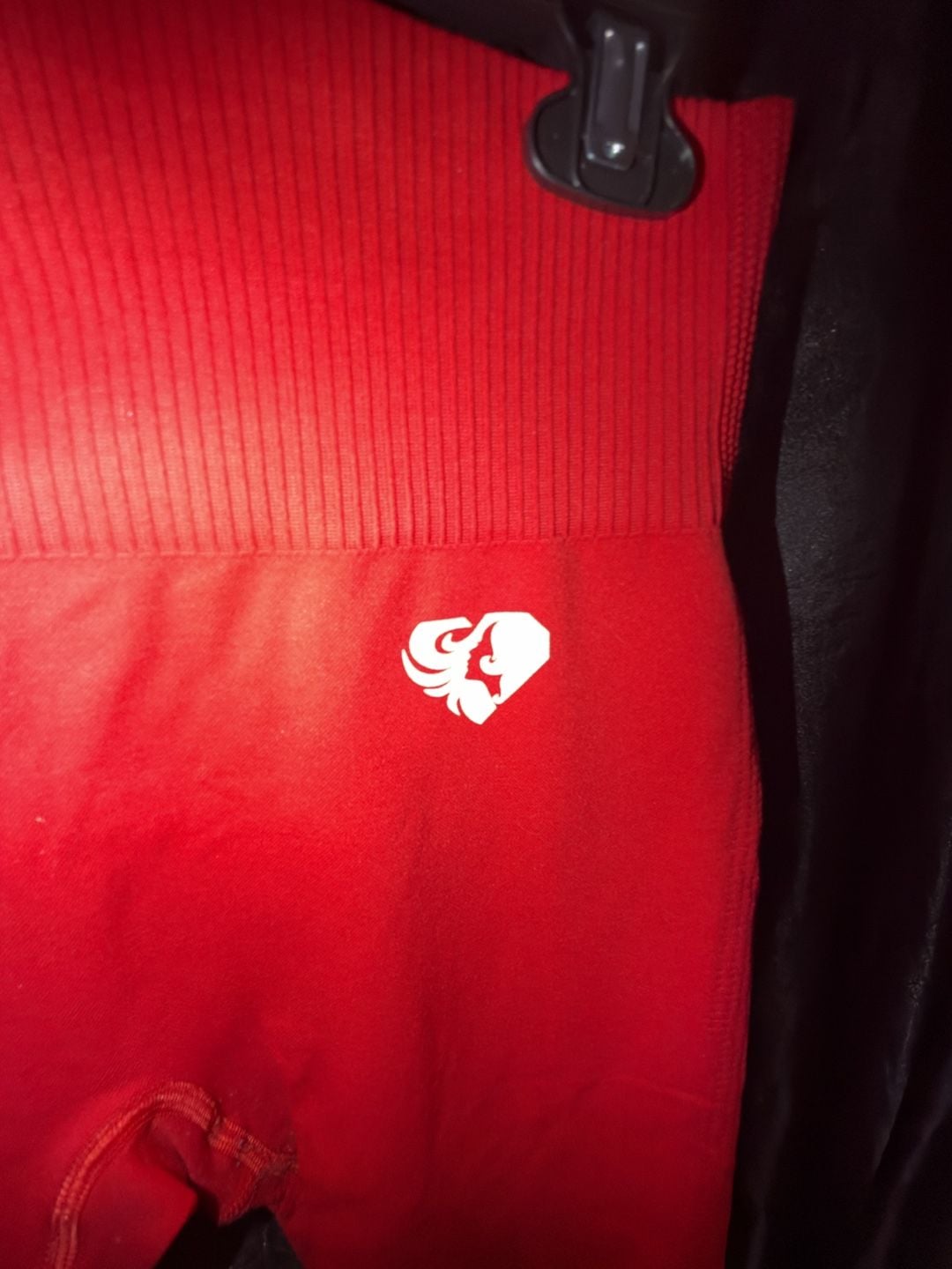 Womens Best Power Seamless Leggings Red 3