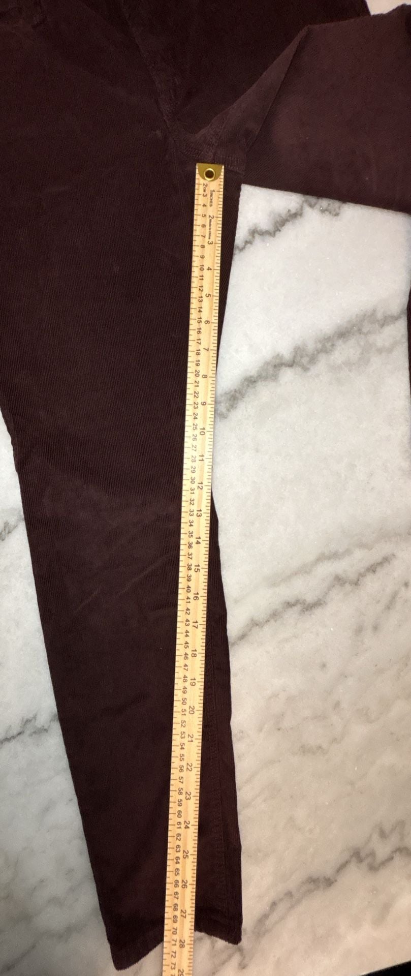Old Navy Rockstar Corduroy Pants Burgandy 3