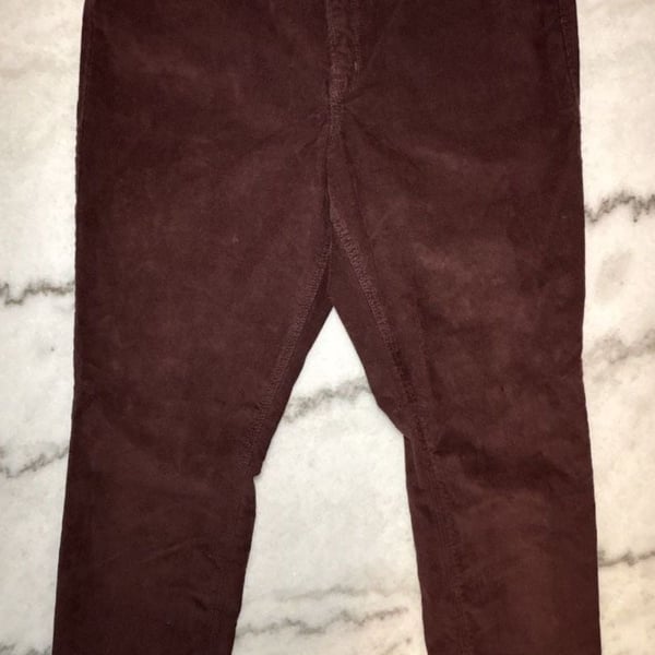 Old Navy Rockstar Corduroy Pants Burgandy