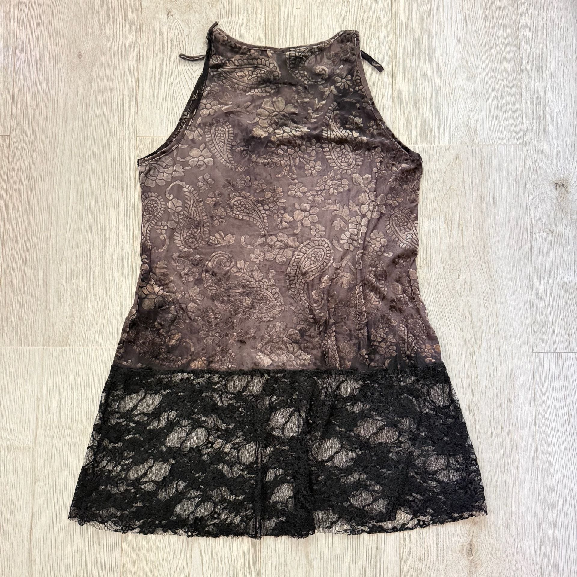 Y2K Velvet Lace Tank  9