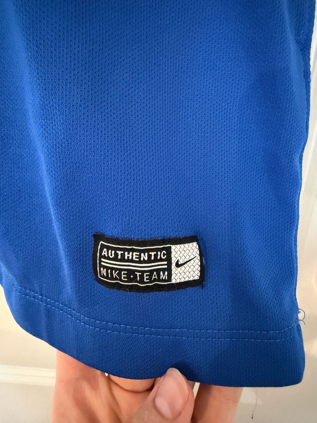Nike Laser II Dri-Fit Polo Shirt Size L Royal Blue White 4