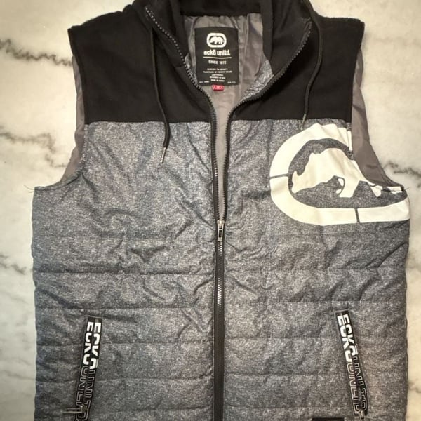 Ecko Unltd Hooded Puffer Vest