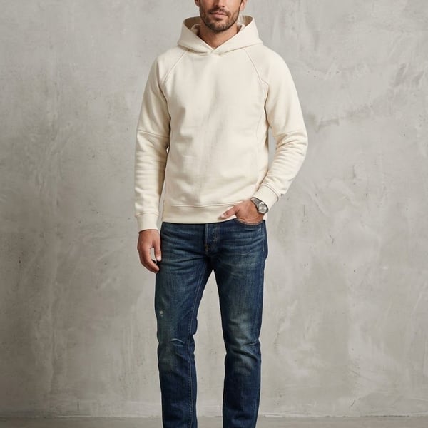 Lululemon Mens City Sweat Pullover Hoodie Size S Bone White 
