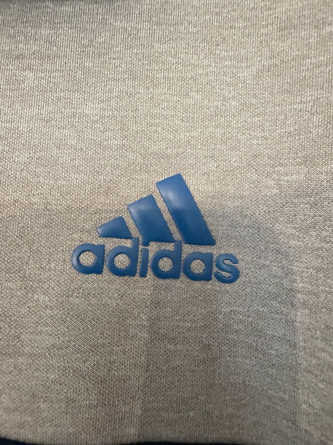 Adidas Golf Polo Shirt Size L Gray Blue Colorblock Athletic 3