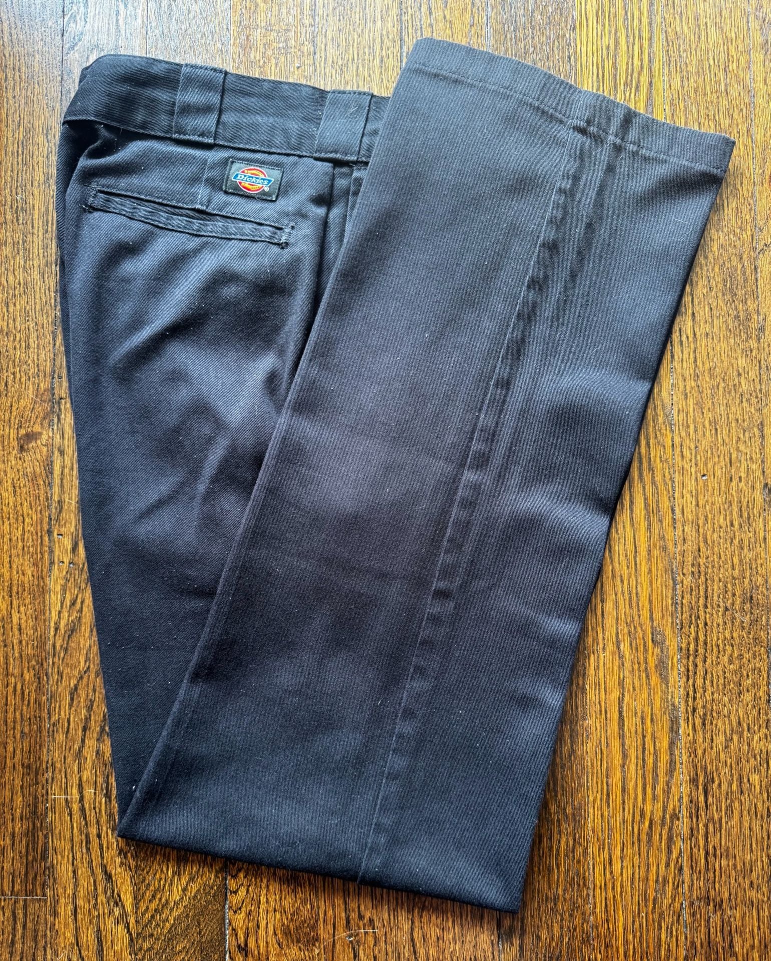 VINTAGE 00s Dickies 874 ORIGINAL WORK PANTS BLACK HONDURAS Y2K SKATER STREETWEAR 2