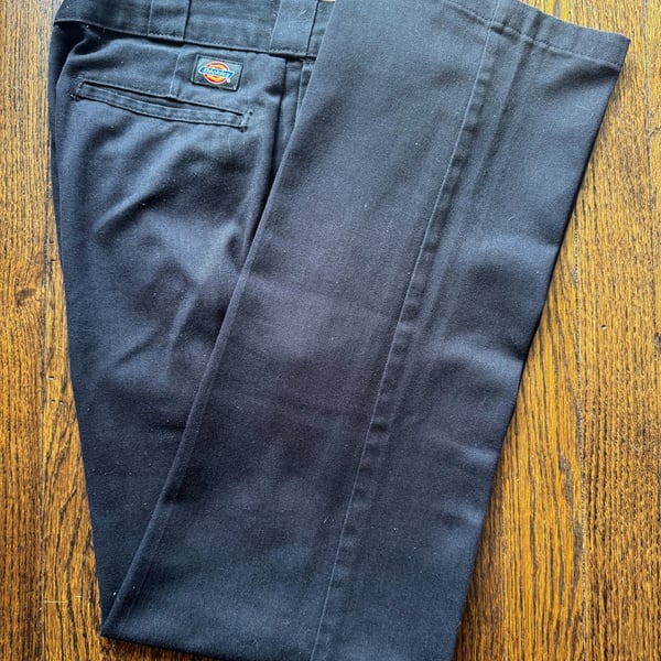 VINTAGE 00s Dickies 874 ORIGINAL WORK PANTS BLACK HONDURAS Y2K SKATER STREETWEAR