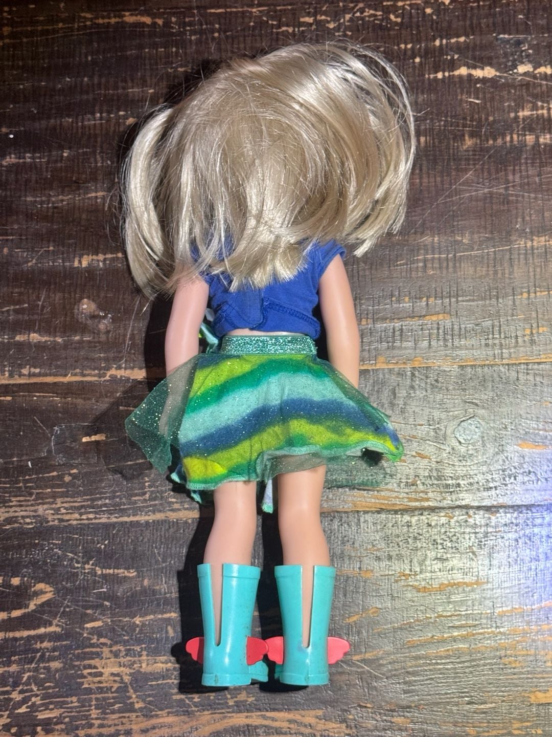 American Girl WellieWishers Camille Doll Blonde Blue Eyes Rainboots 2