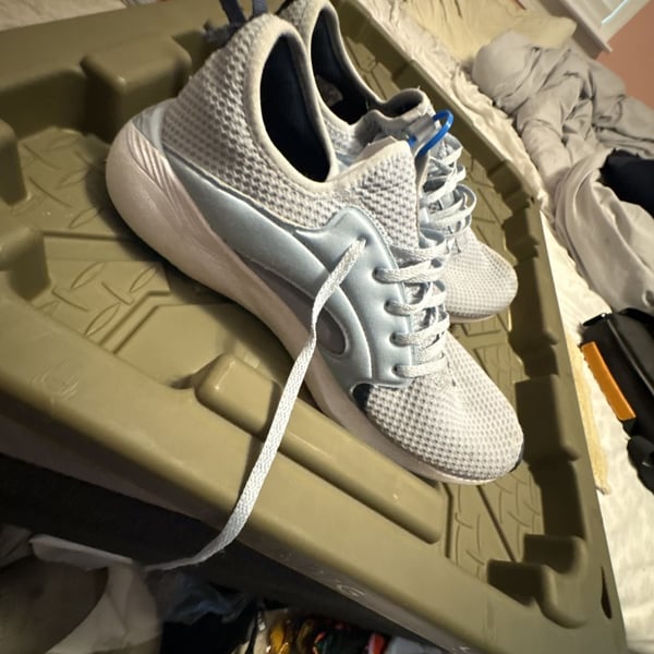 Puma Better Foam Adore Running Shoes Size 10 Blue Metallic Silver