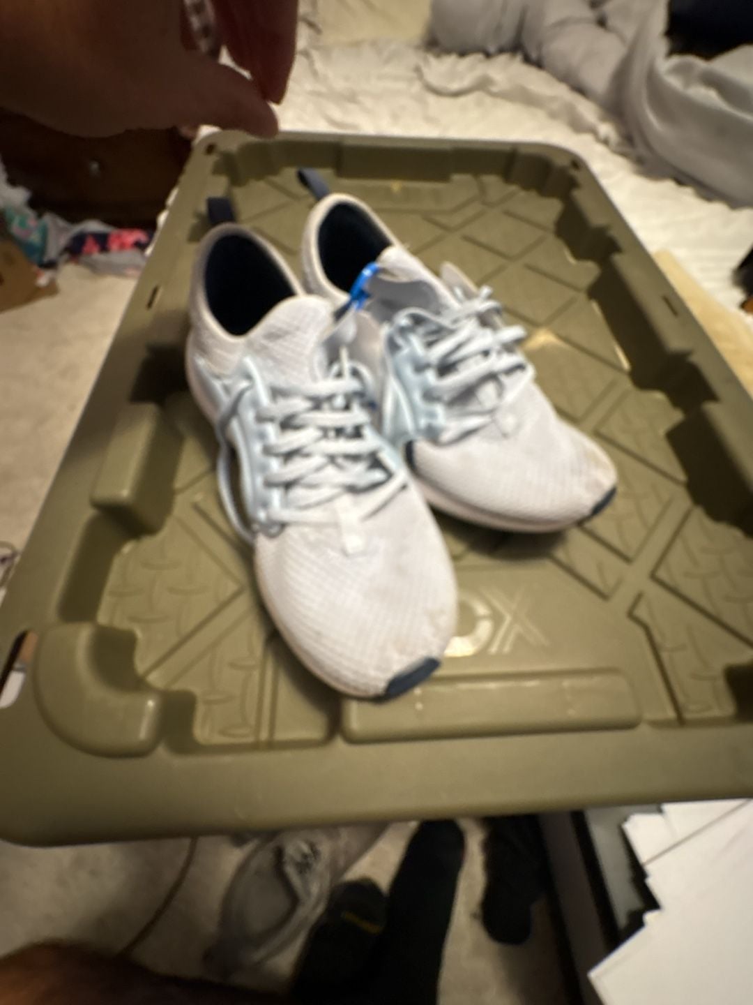 Puma Better Foam Adore Running Shoes Size 10 Blue Metallic Silver 5