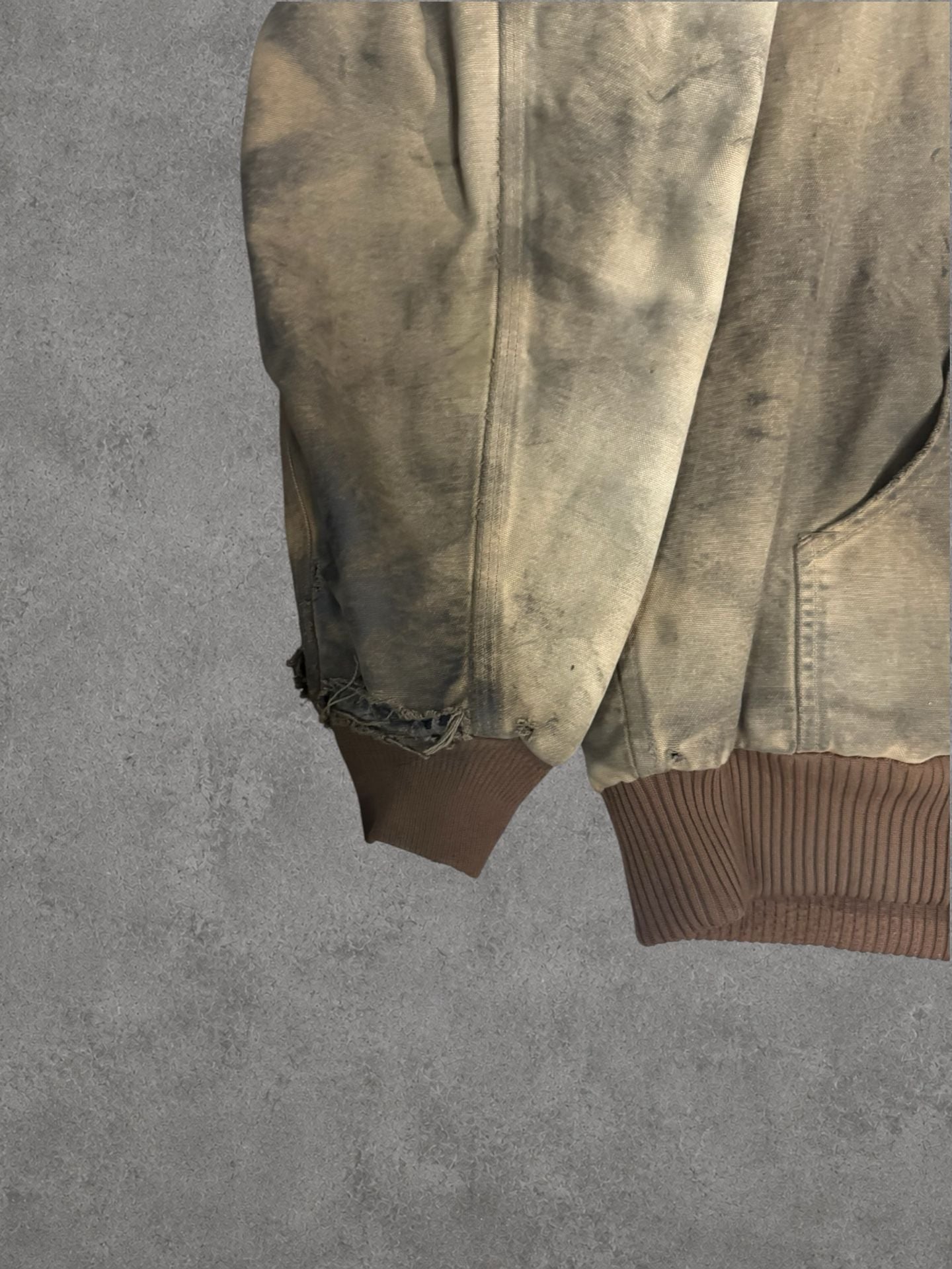 Carhartt J130 Hooded Work Jacket Faded Brown 5