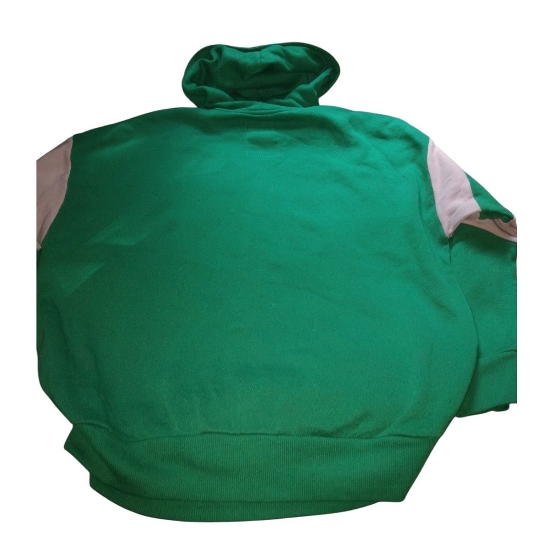 Louise Paris Good Vibes Hoodie Size 2X Green Pullover 4
