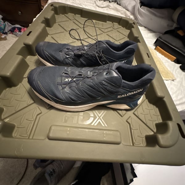 Salomon XT-Pathway Size 10 Navy Blue Running Shoes