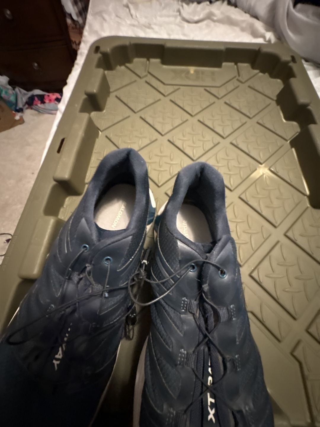 Salomon XT-Pathway Size 10 Navy Blue Running Shoes 6