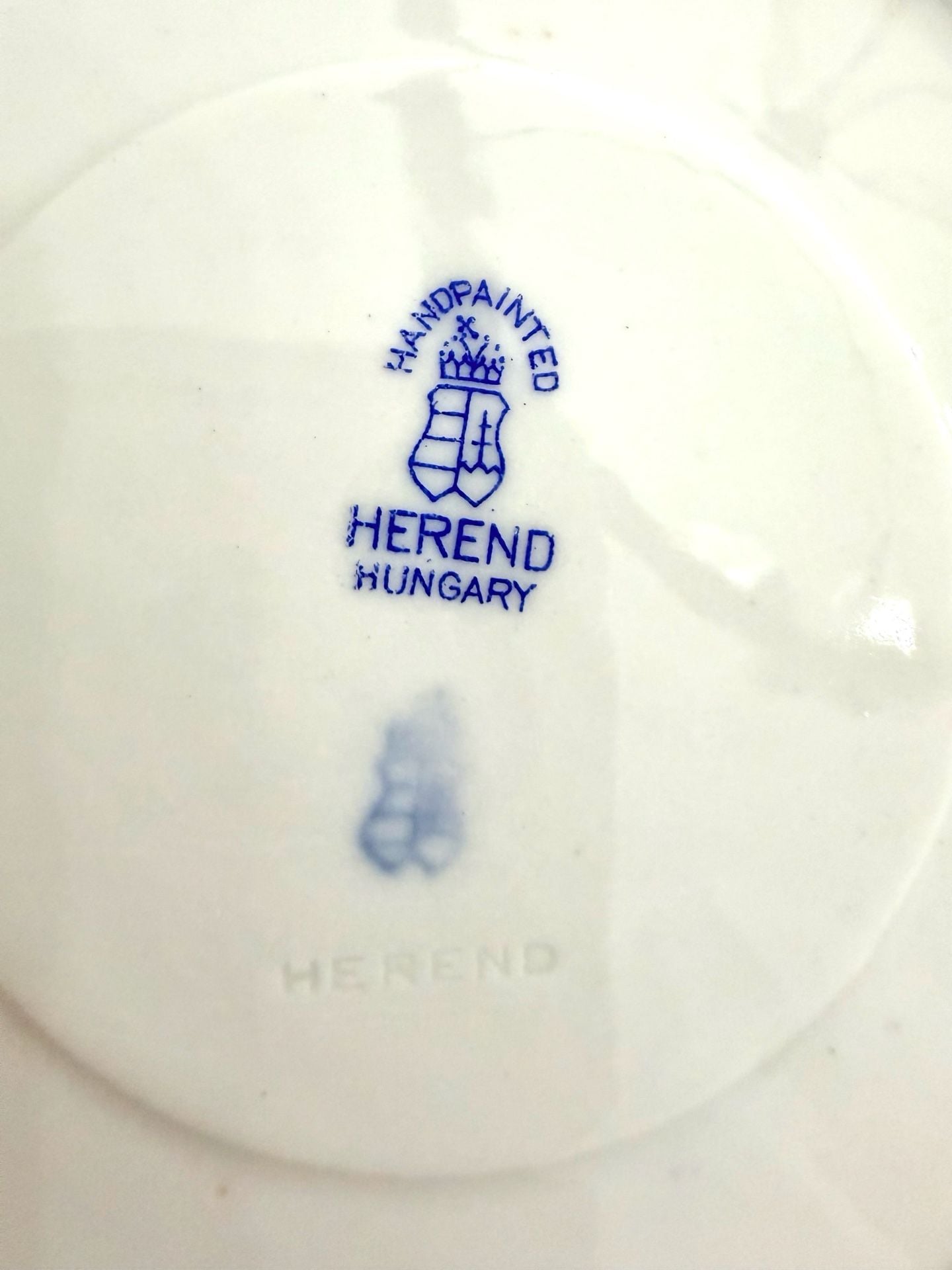 Herend Parsley Green Tea Cup And Saucer Set Of 4 8