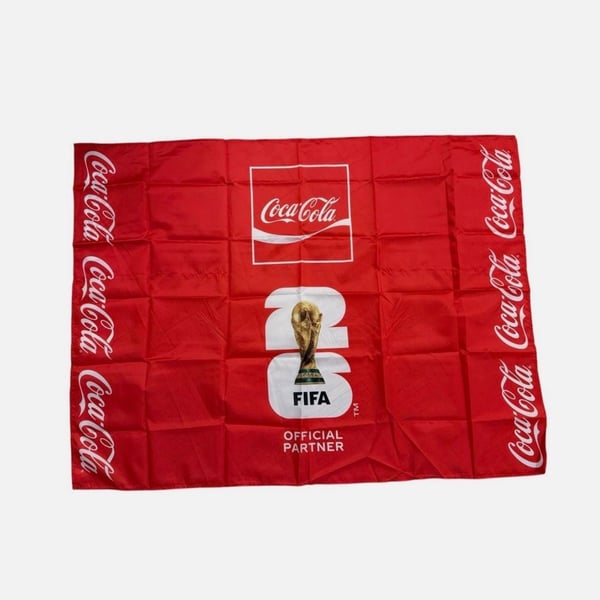 Coca-Cola FIFA World Cup Official Partner Promotional Flag