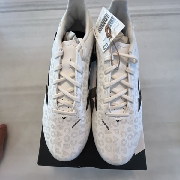 Adidas Copa Pure III League Size 5 White Soccer Cleats