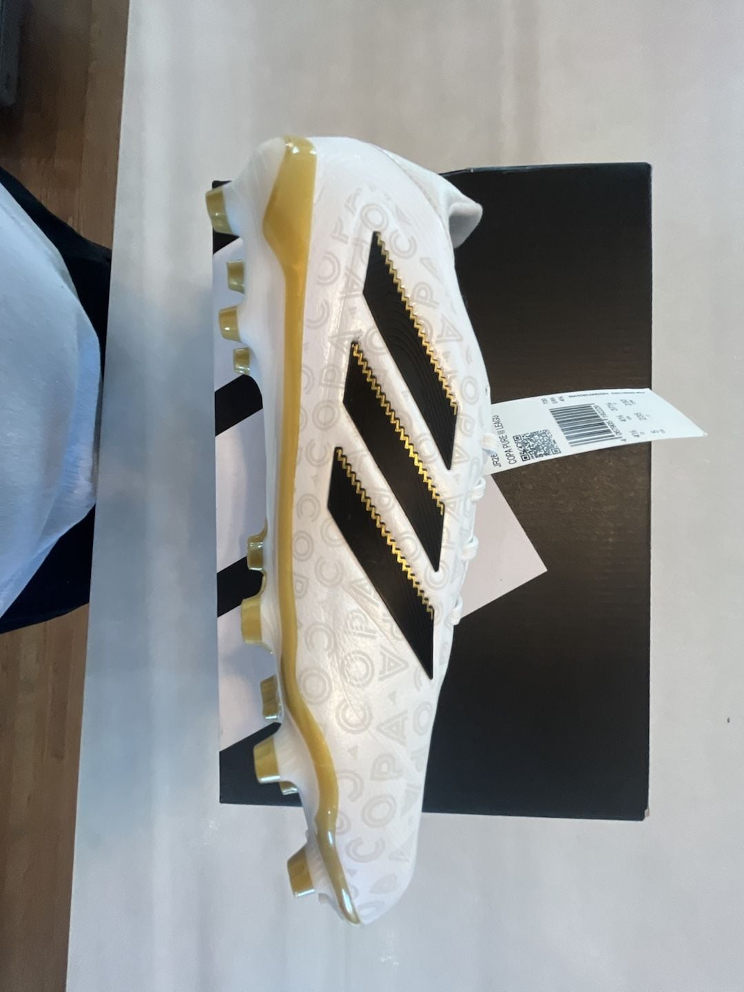 Adidas Copa Pure III League Size 5 White Soccer Cleats 4