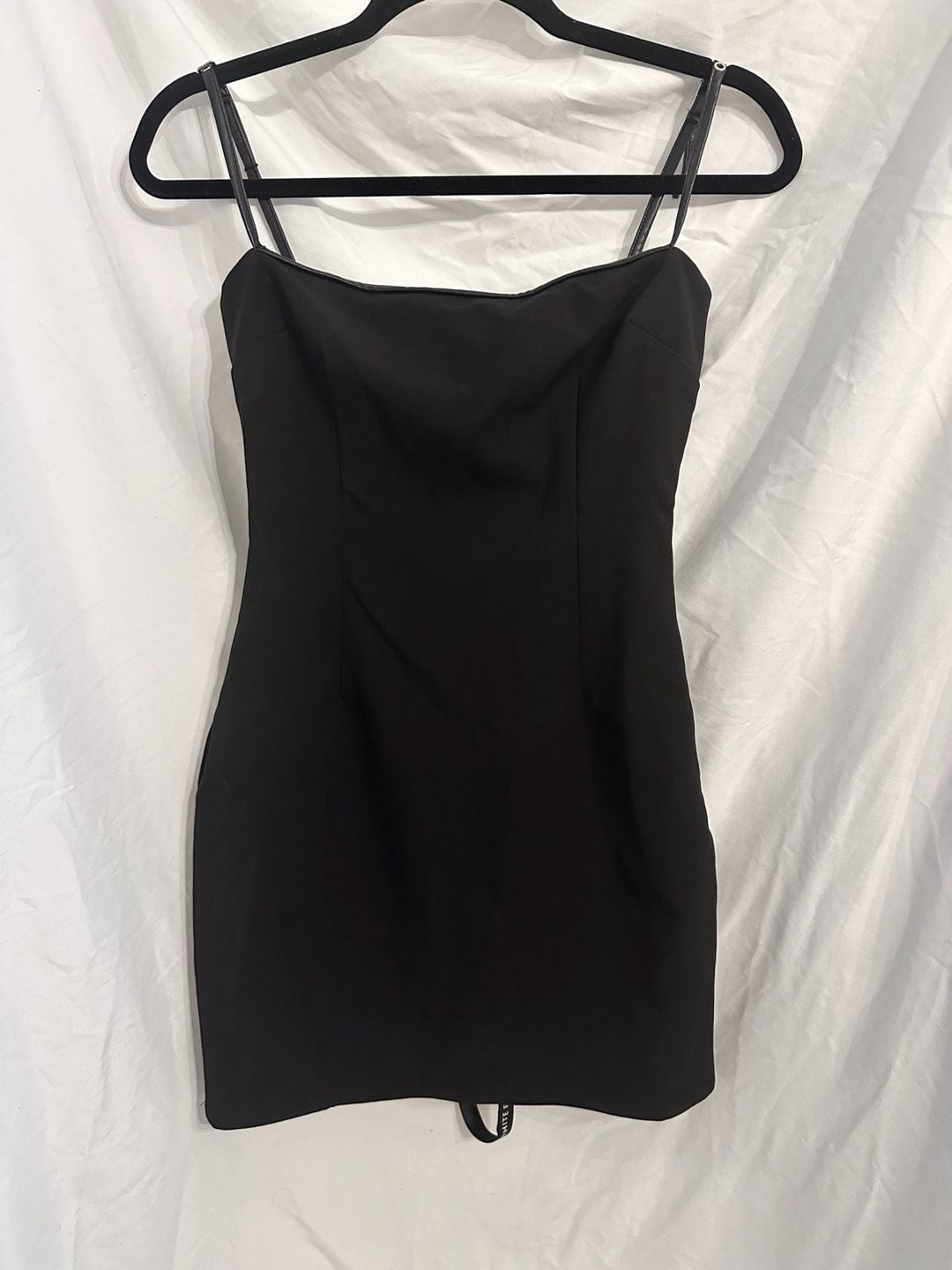 White Fox Black Fit And Flare Mini Dress Size S 2