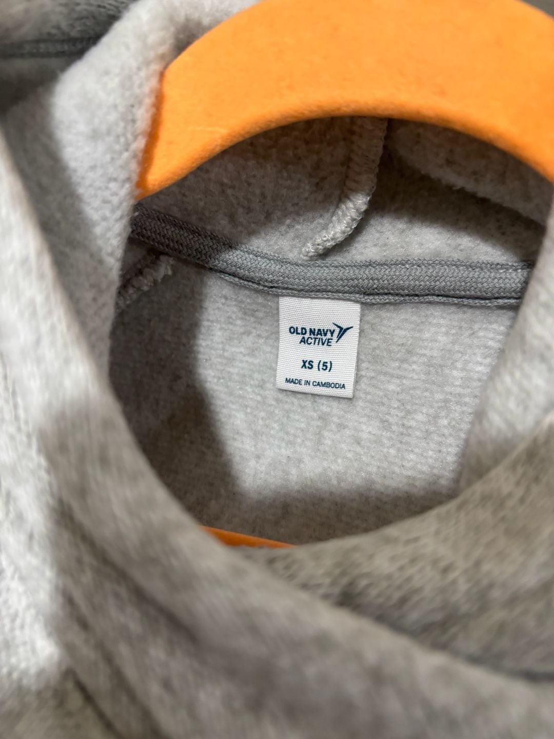 Old Navy Kids Activewear Hoodie Size XS (5) Gray 7