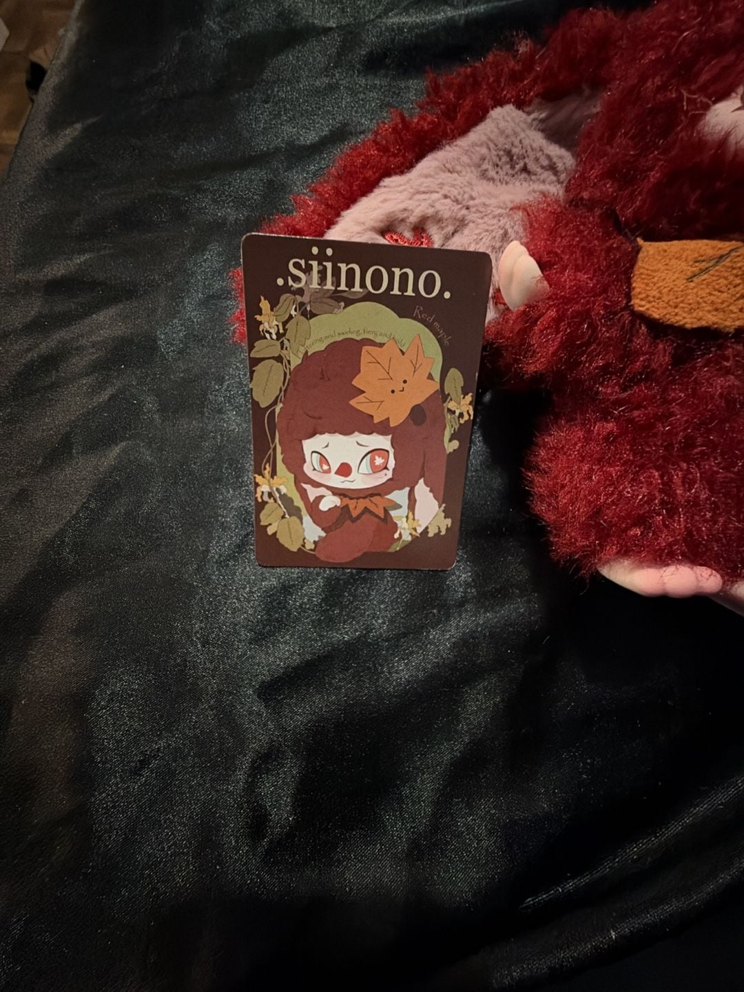 Siinono The Whisper Series Red Maple Plush Doll Figure 3