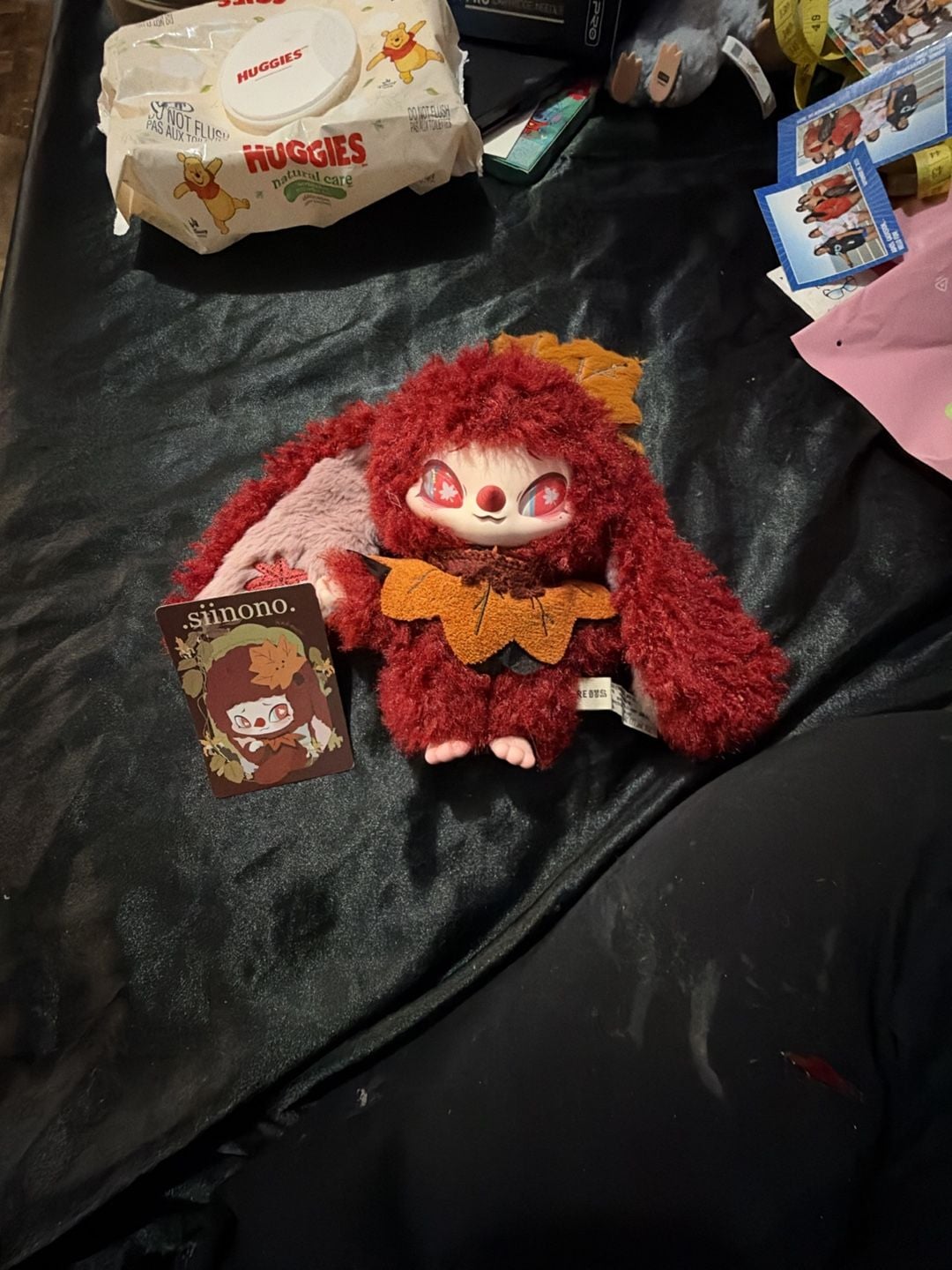 Siinono The Whisper Series Red Maple Plush Doll Figure 4