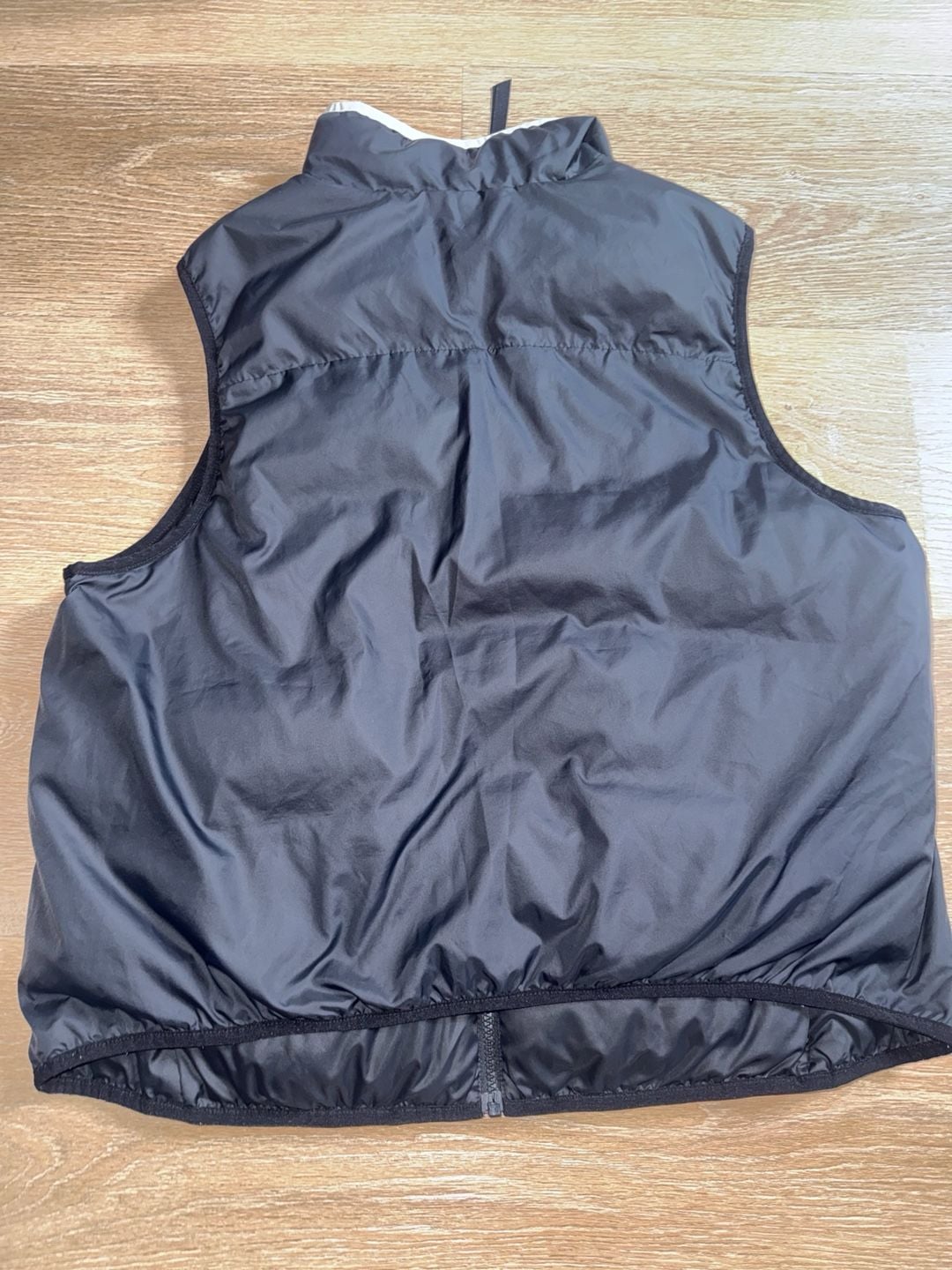 Nike Windrunner Reversible Down Vest Size XL Black White Puffer 5