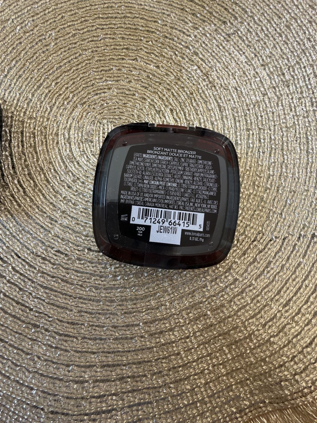 L'Oreal Infallible 24H Fresh Wear Soft Matte Bronzer 200 Fair 2