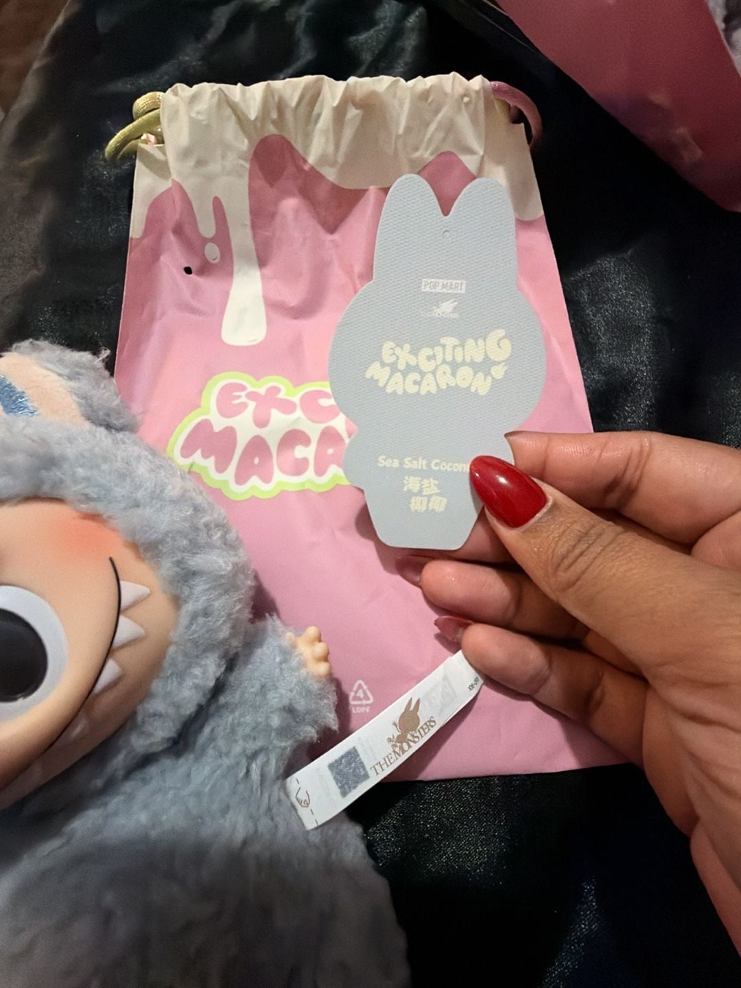 POP MART Labubu The Monsters Exciting Macaron Sea Salt Coconut Plush 14