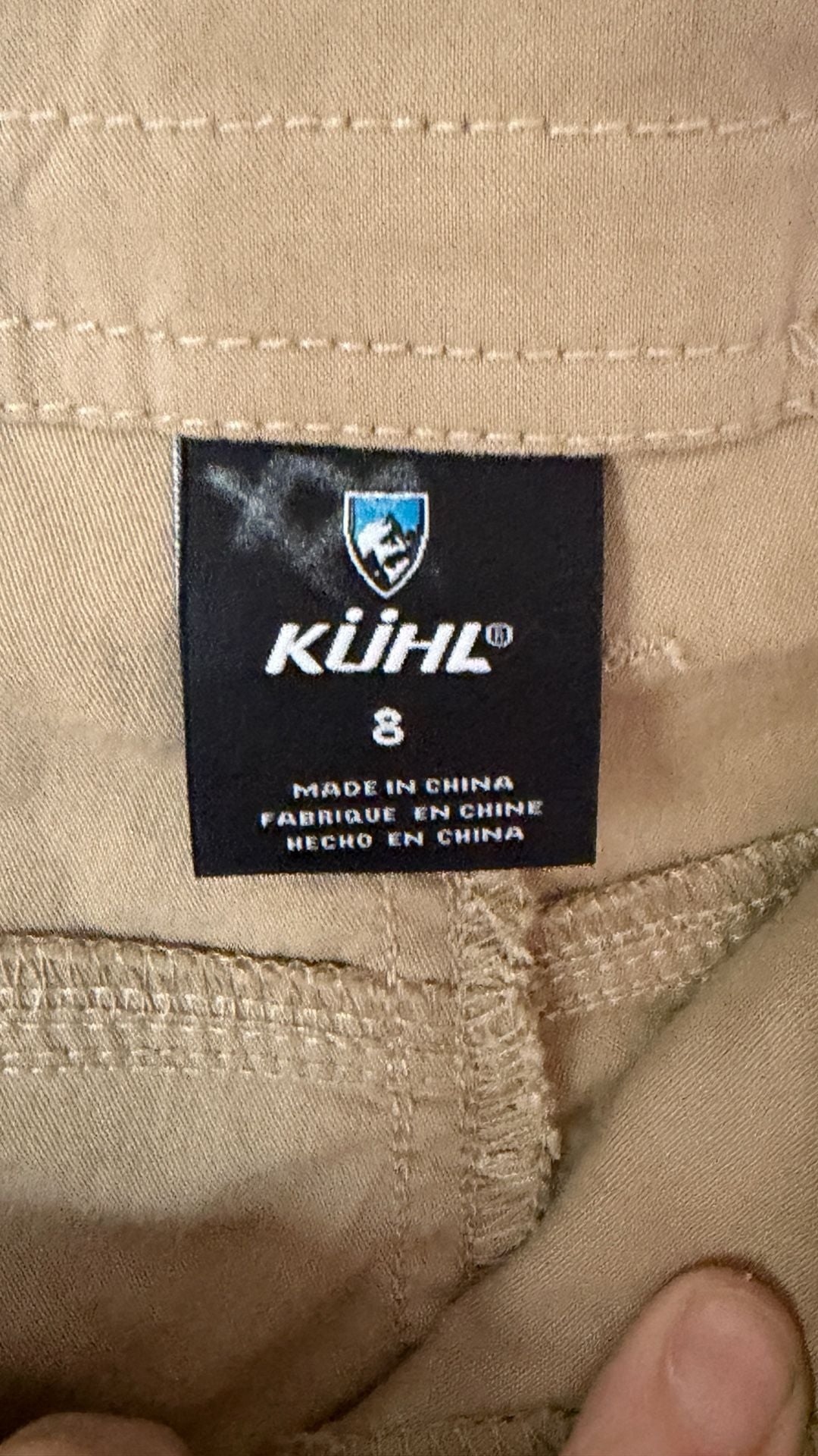 KÜHL Women’s Size 8 Khaki Cargo Bermuda Hiking Shorts 4