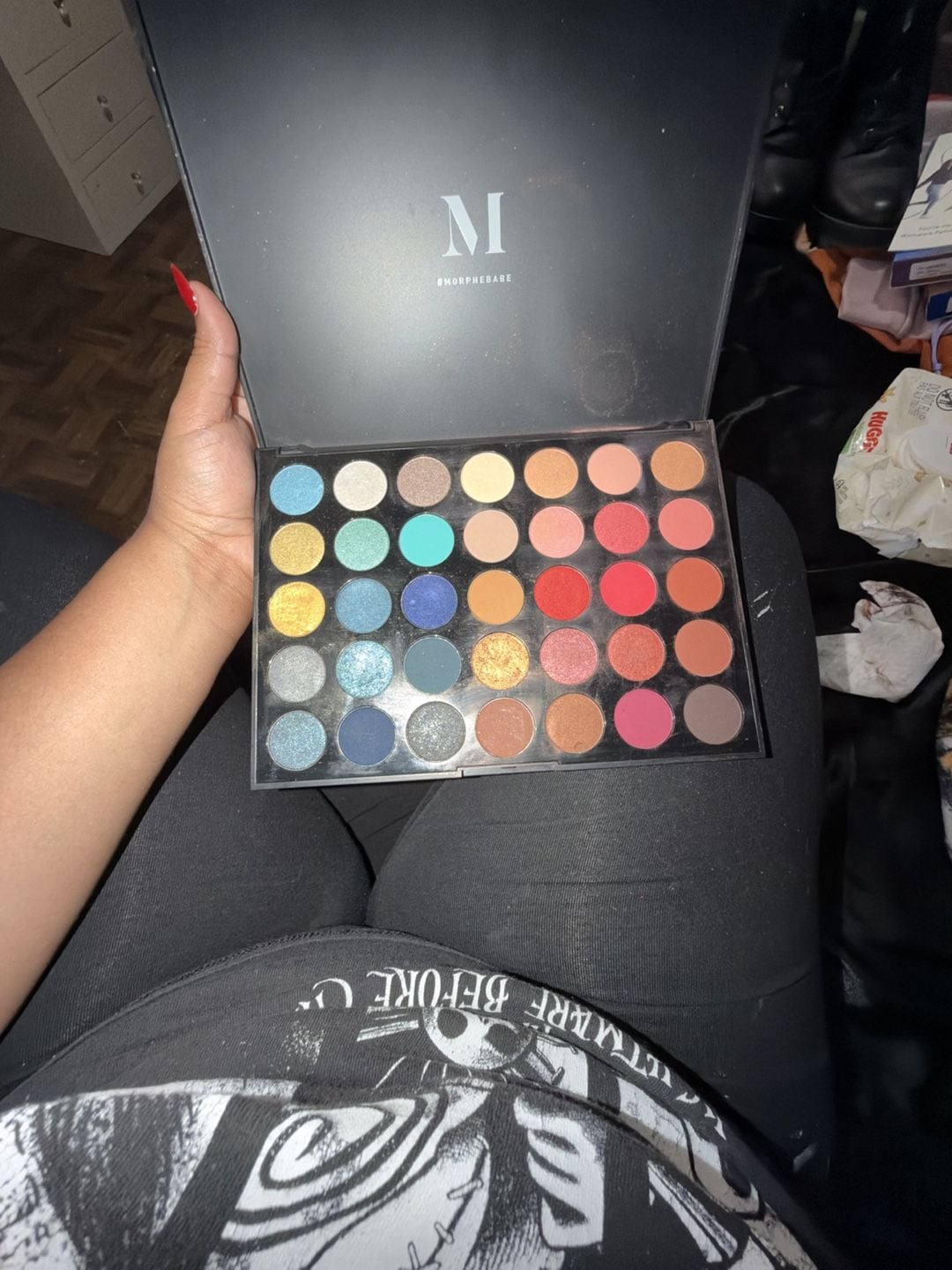 Morphe 35H Hot Spot Artistry Eyeshadow Palette 11