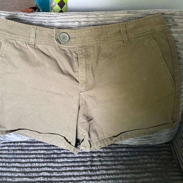 Old Navy Utility Cargo Shorts Green Olive