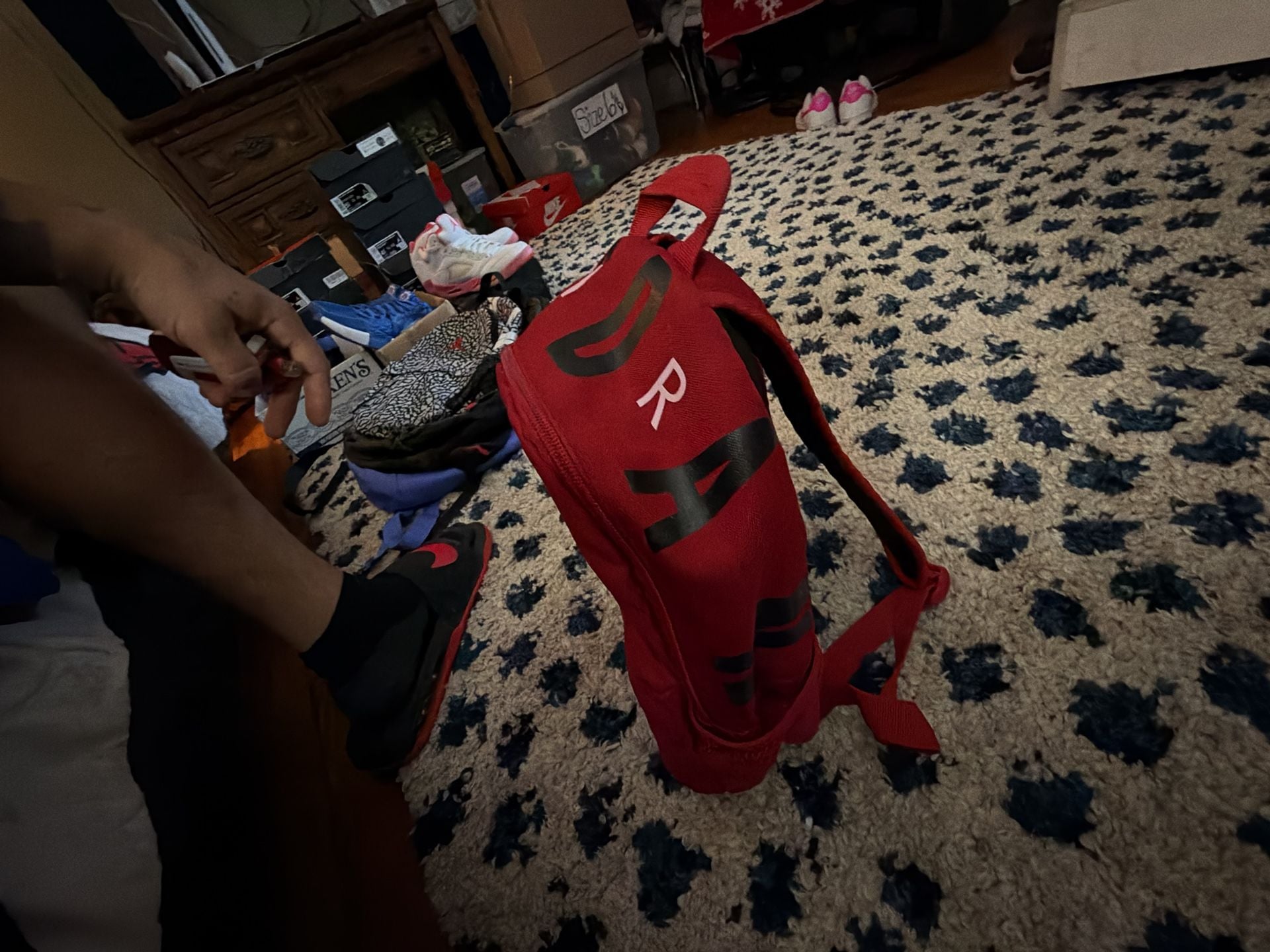 Jordan Air Patrol Backpack Gym Red 5