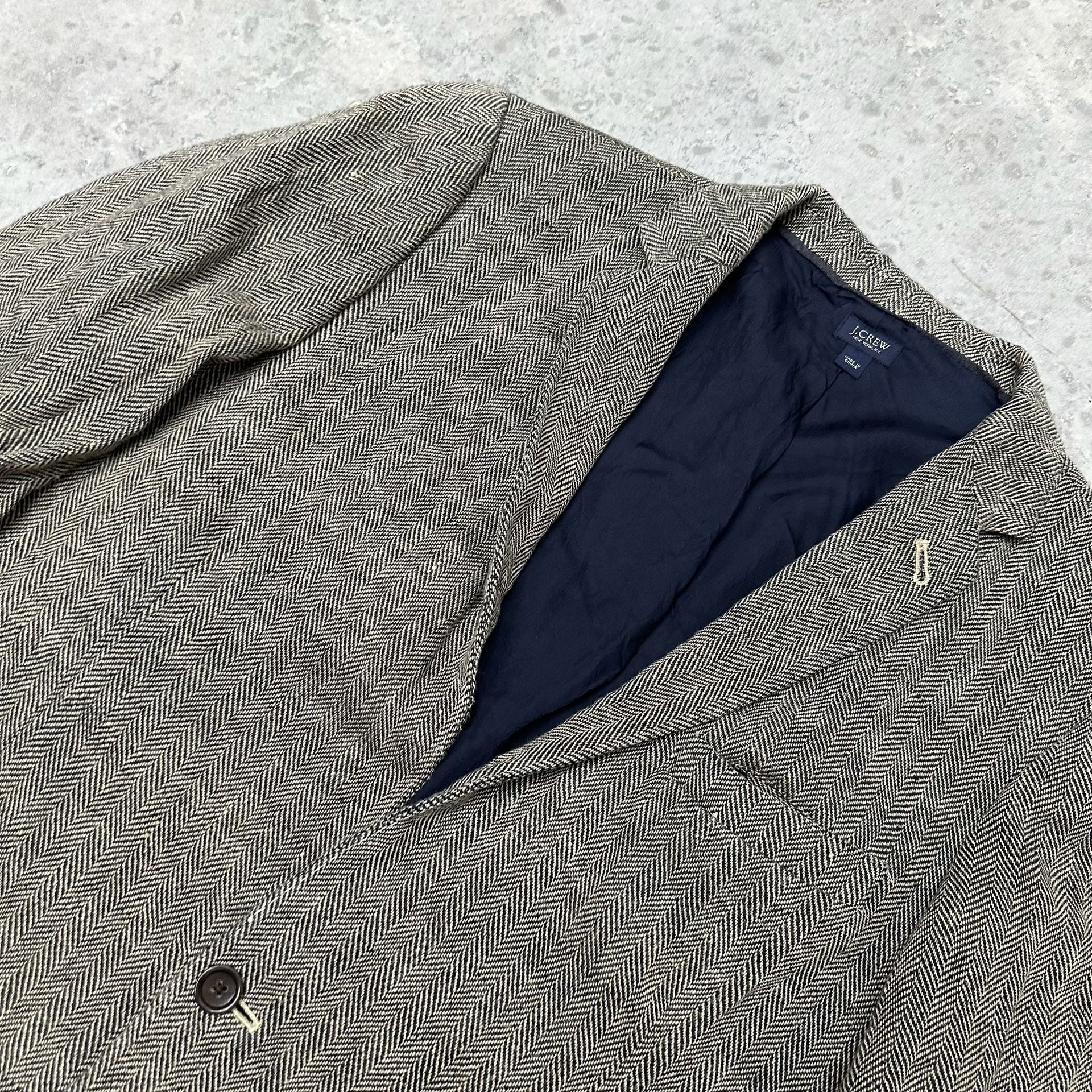 NWT J. Crew Ludlow Herringbone Linen Blazer - Size 42L 3