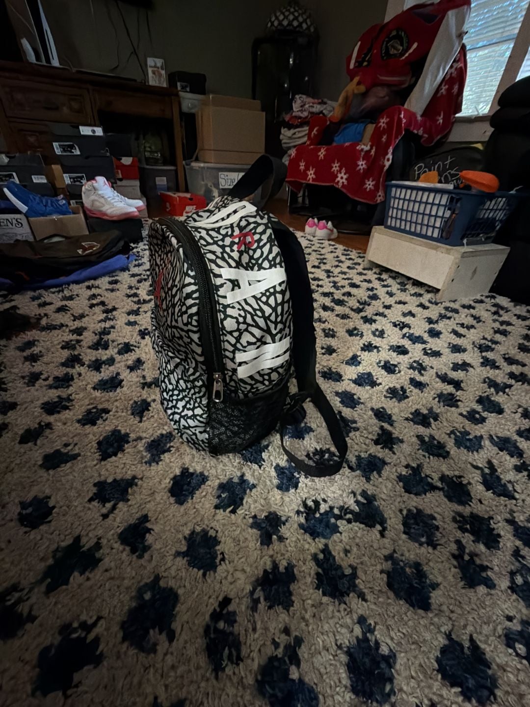 Air Jordan Mini Backpack Elephant Cement Print 5
