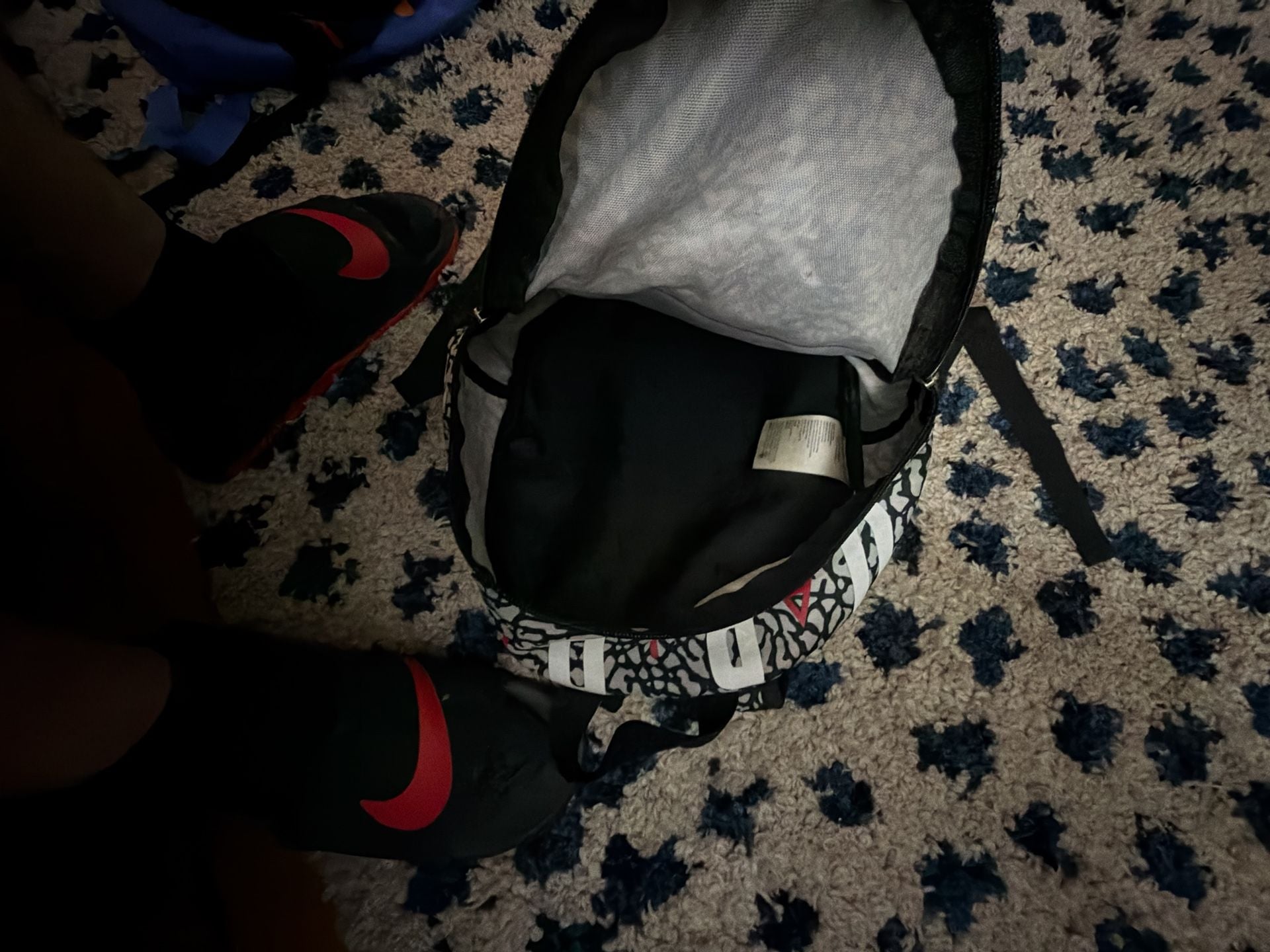Air Jordan Mini Backpack Elephant Cement Print 7