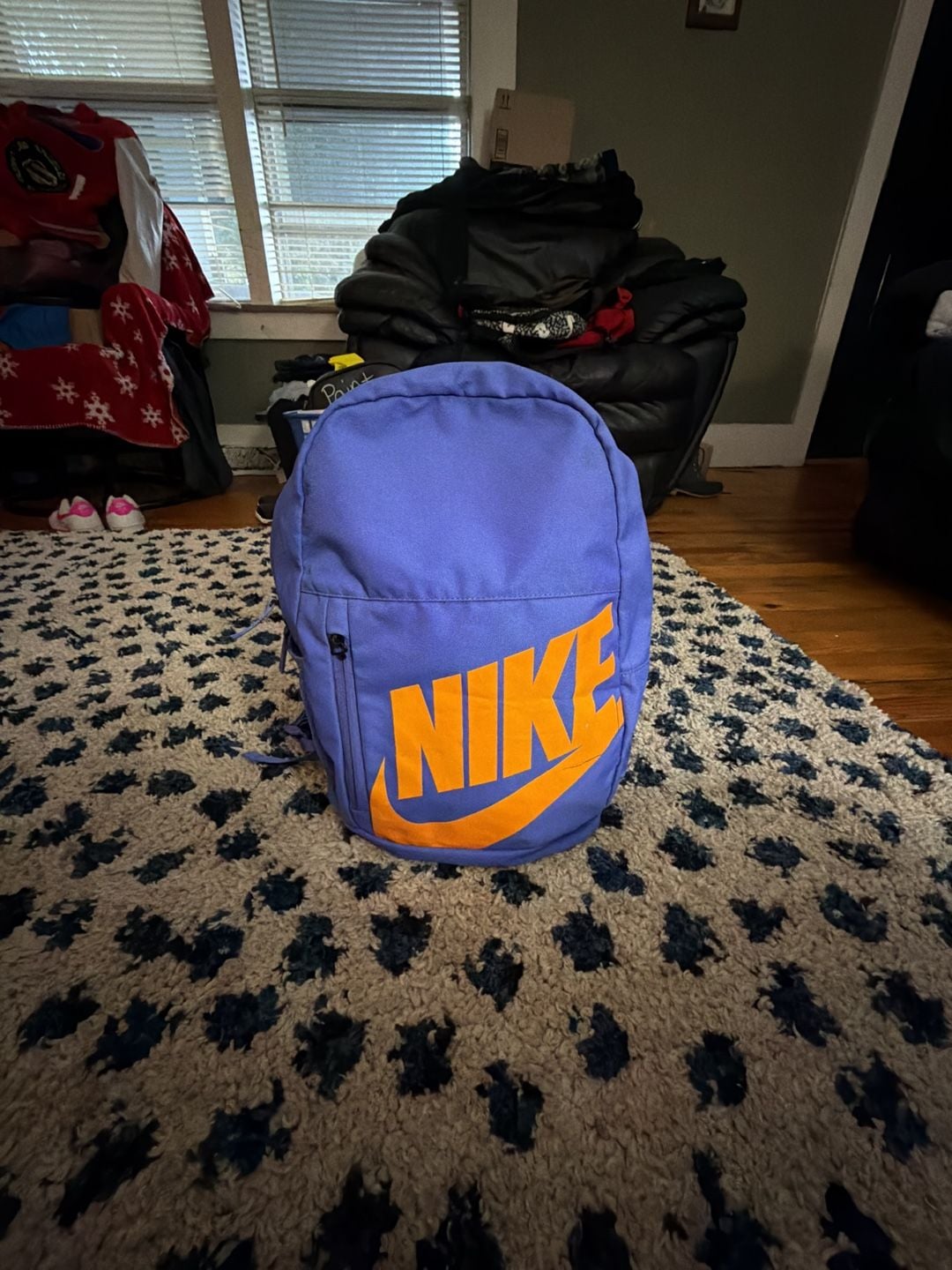 Nike Elemental Shoebox Backpack World Indigo Orange 2
