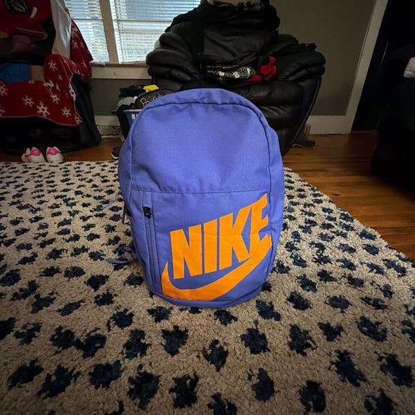 Nike Elemental Shoebox Backpack World Indigo Orange