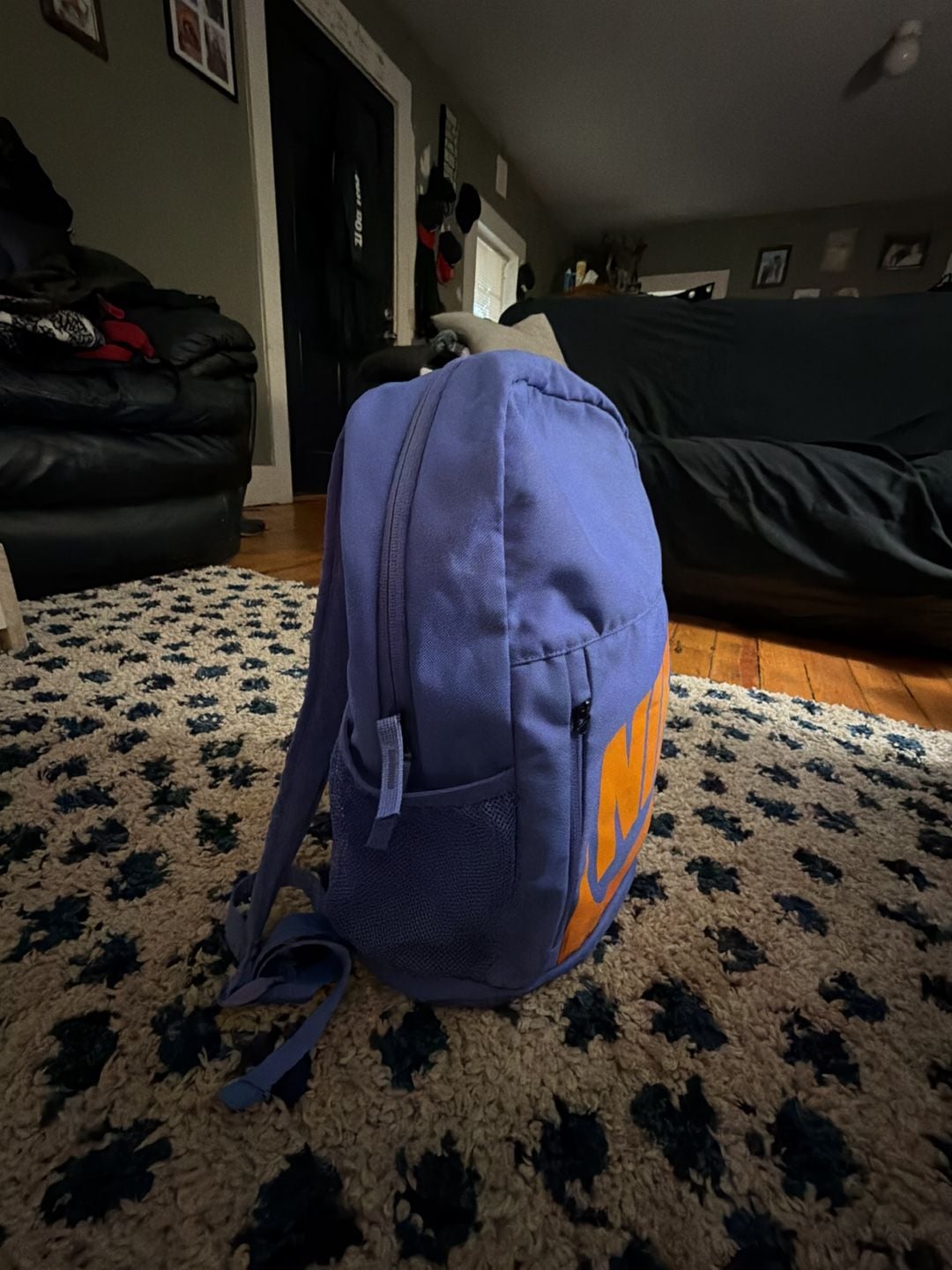 Nike Elemental Shoebox Backpack World Indigo Orange 3