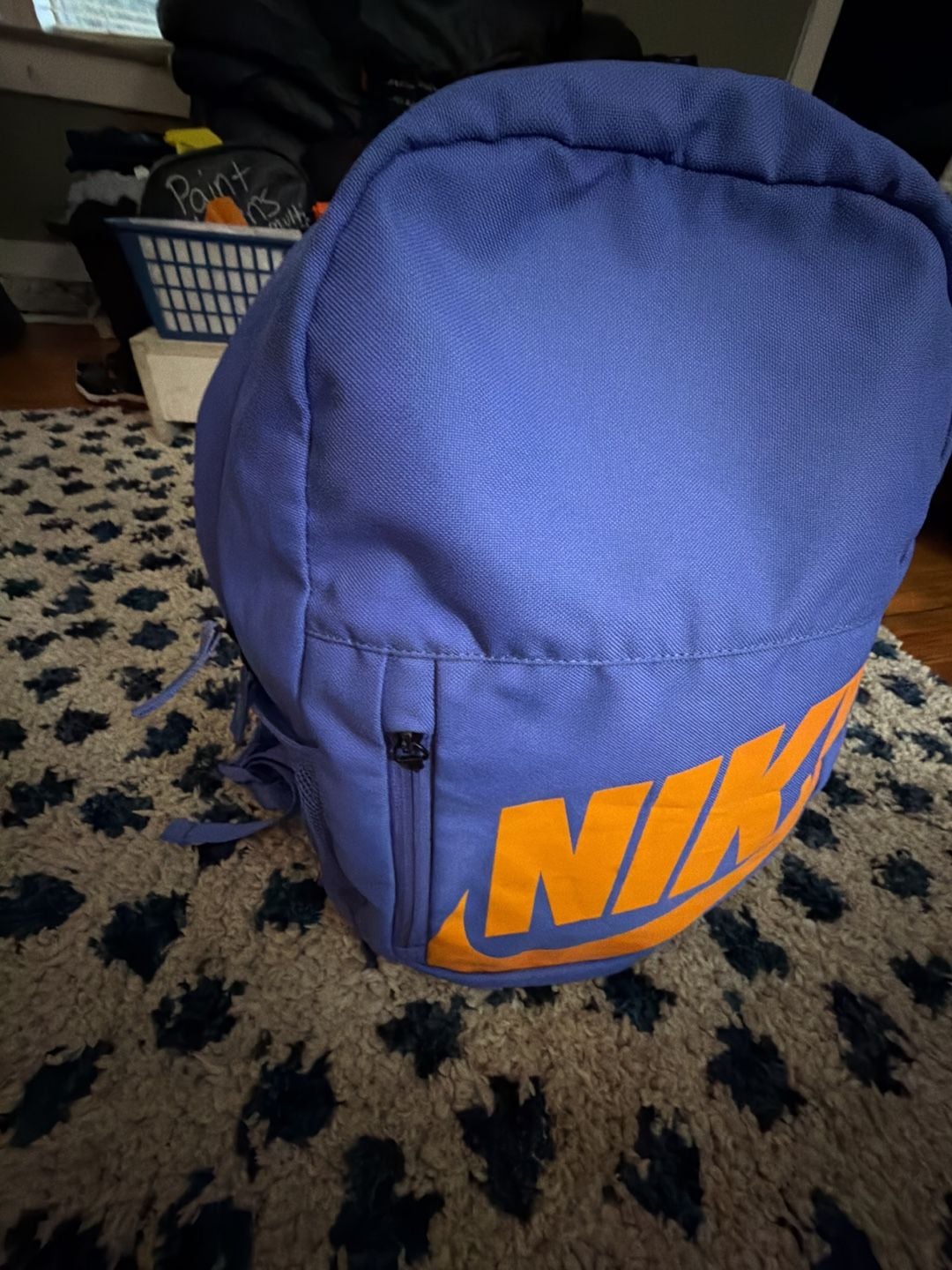 Nike Elemental Shoebox Backpack World Indigo Orange 4