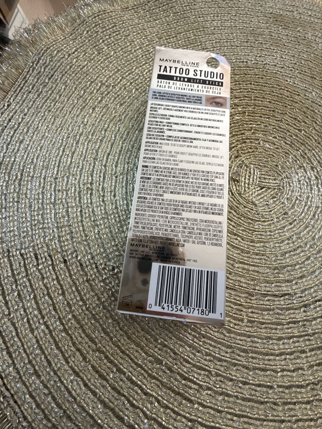 Maybelline Tattoo Studio Brow Lift Stick 264 Clear 1.1g 2