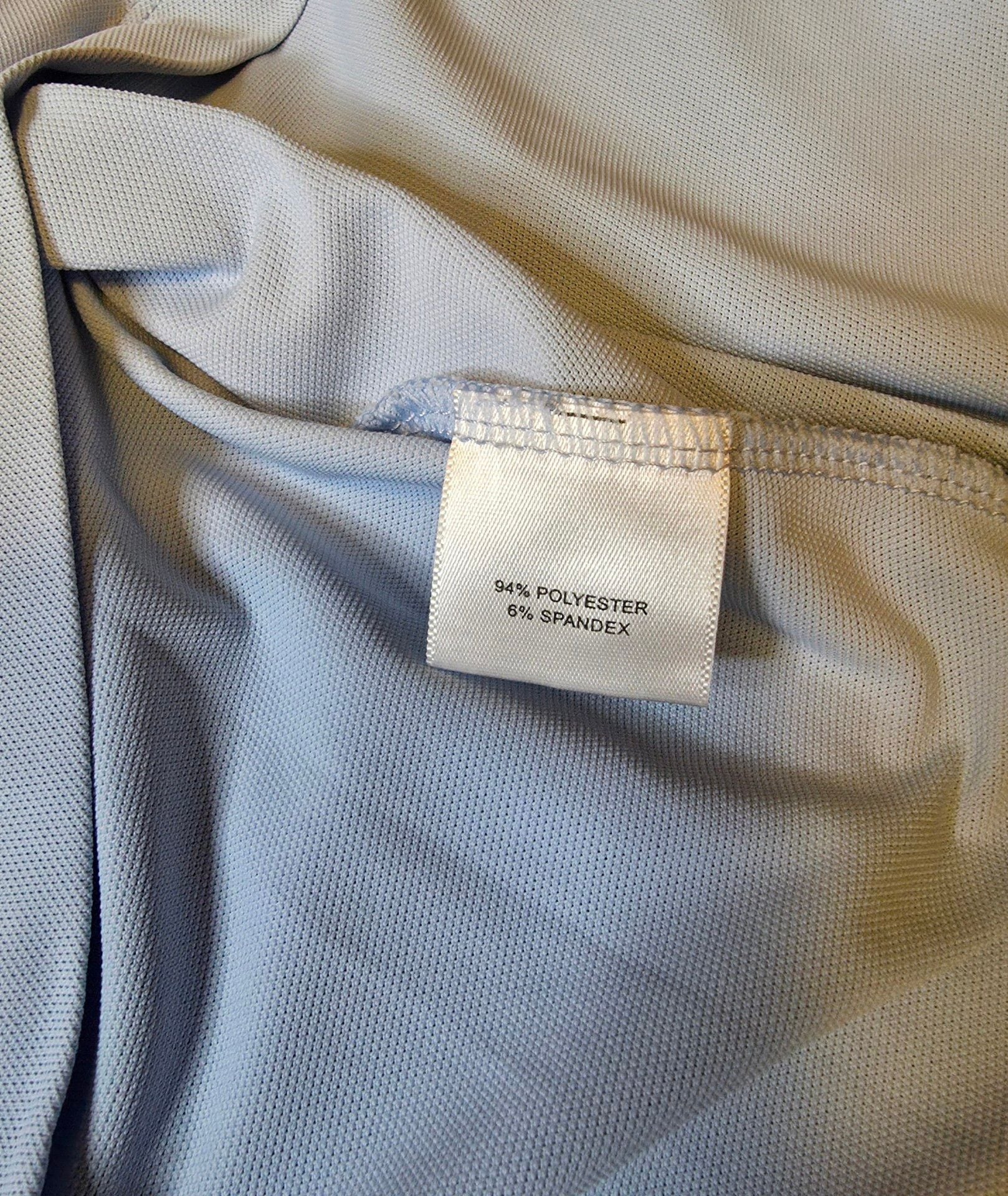 Peter Millar Polo Shirt Size M Light Blue Golf, Pickleball, Tennis Top 9