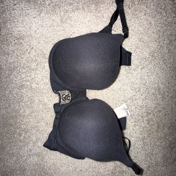 Victoria's Secret Shine Strap Push Up Bra Black