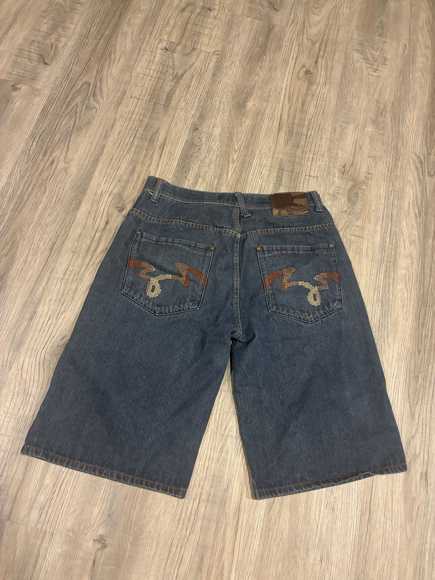 5ive Jungle Co. Denim Shorts Blue Baggy Y2K Jorts 3