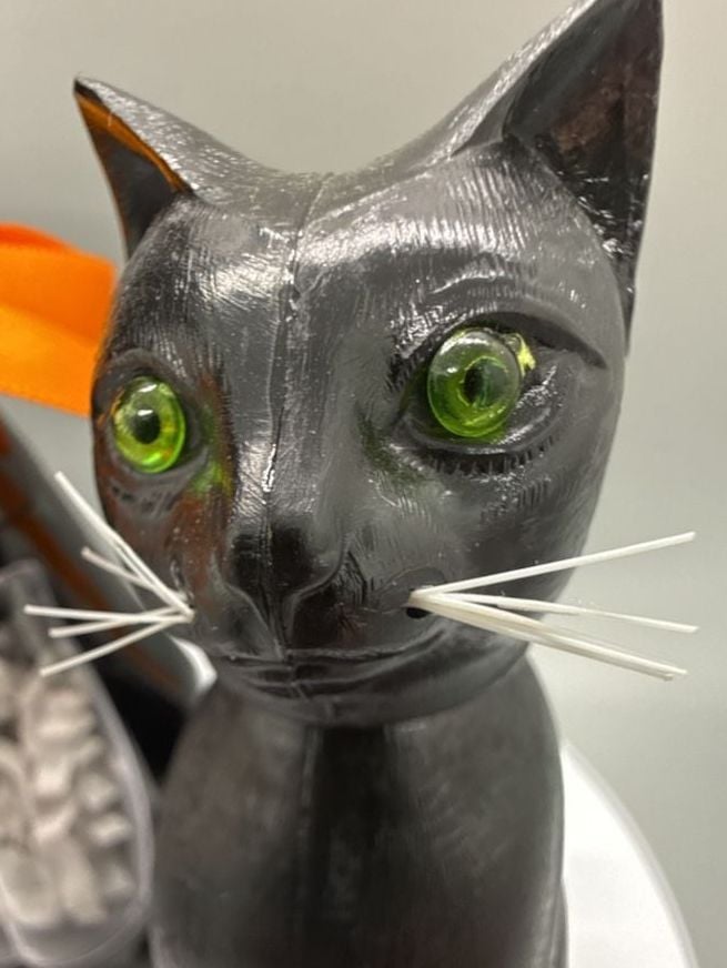 SCM Designs Halloween Black Cat Candy Container Bobblehead Nodder Figurine Lot 7
