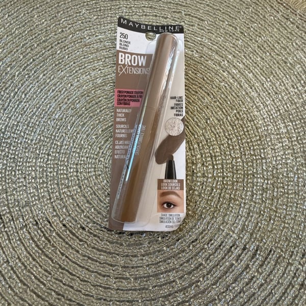 Maybelline Brow Extensions Fiber Pomade Crayon 250 Blonde New